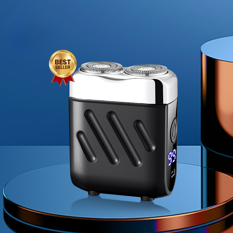 【German precision engineering, a best-selling shaver in Europe and America!】The new generation dual-head pocket shaver,Instant shaving, haircutting, and hair removal in just 1 second! Suitable for the whole family!