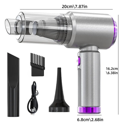 🌪️⚡ 32,000 Pa storm-force suction erases all dirt instantly!