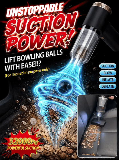 🌪️⚡ 32,000 Pa storm-force suction erases all dirt instantly!