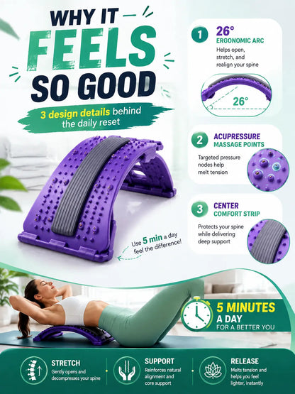 LIE DOWN FOR MINUTES — SEE A FLATTER, TIGHTER-LOOKING WAIST! The Effortless Waist-Sculpting Stretcher Designed to Make Your Midsection Look More Defined — Fast! 💪