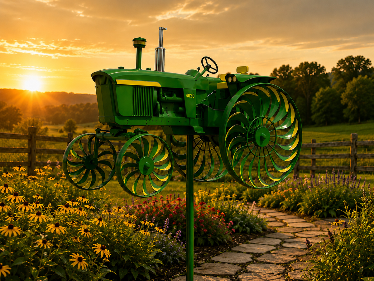 🔥Limited Edition, Only 100 Sets Left! - John Deere Garden Wind Spinner