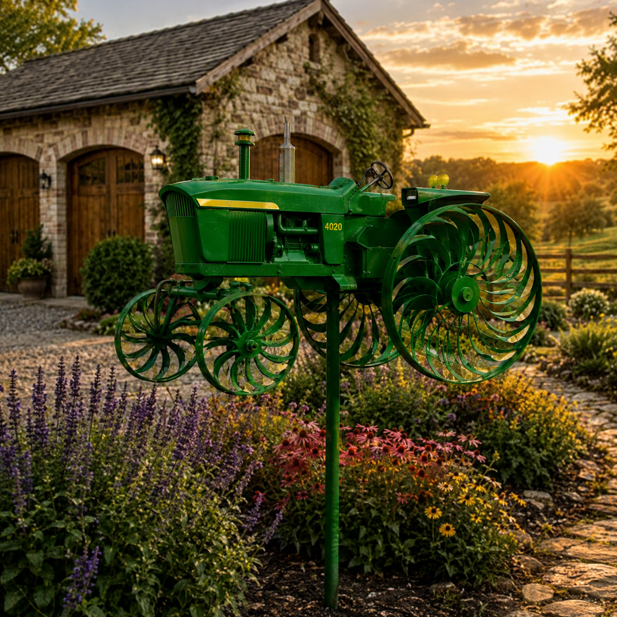 🔥Limited Edition, Only 100 Sets Left! - John Deere Garden Wind Spinner