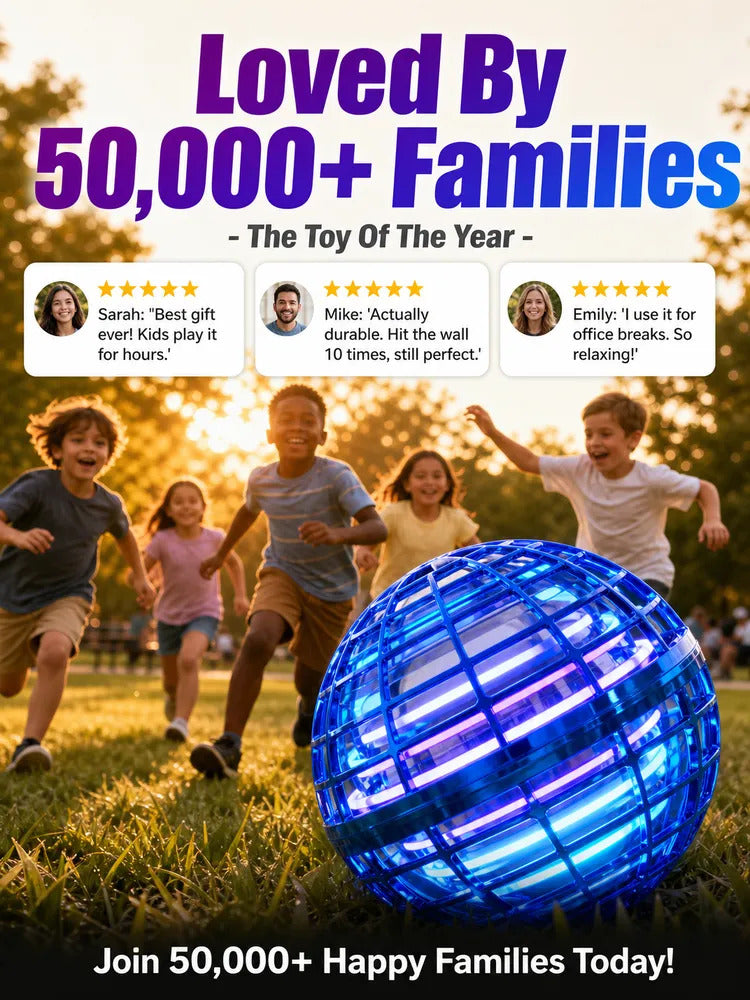 🛸 AI Sensing Flying Orb | Silicon Valley Tech & 50% OFF