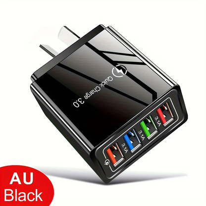 Improve Your Phone's Battery Life⚡4-in-1 Travel Charger🚀 Make your 4-year-old smartphone charge faster than a new one
