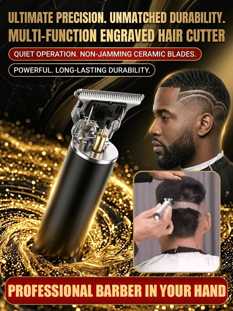 Silent and no-stuck hair Electric oil-cut carving hair clipper【👍Haircut, Shave, and Hair Removal in One!】【👍Lifetime warranty; free replacement for any issues within one year!！】