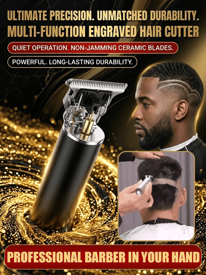 Silent and no-stuck hair Electric oil-cut carving hair clipper【👍Haircut, Shave, and Hair Removal in One!】【👍Lifetime warranty; free replacement for any issues within one year!！】