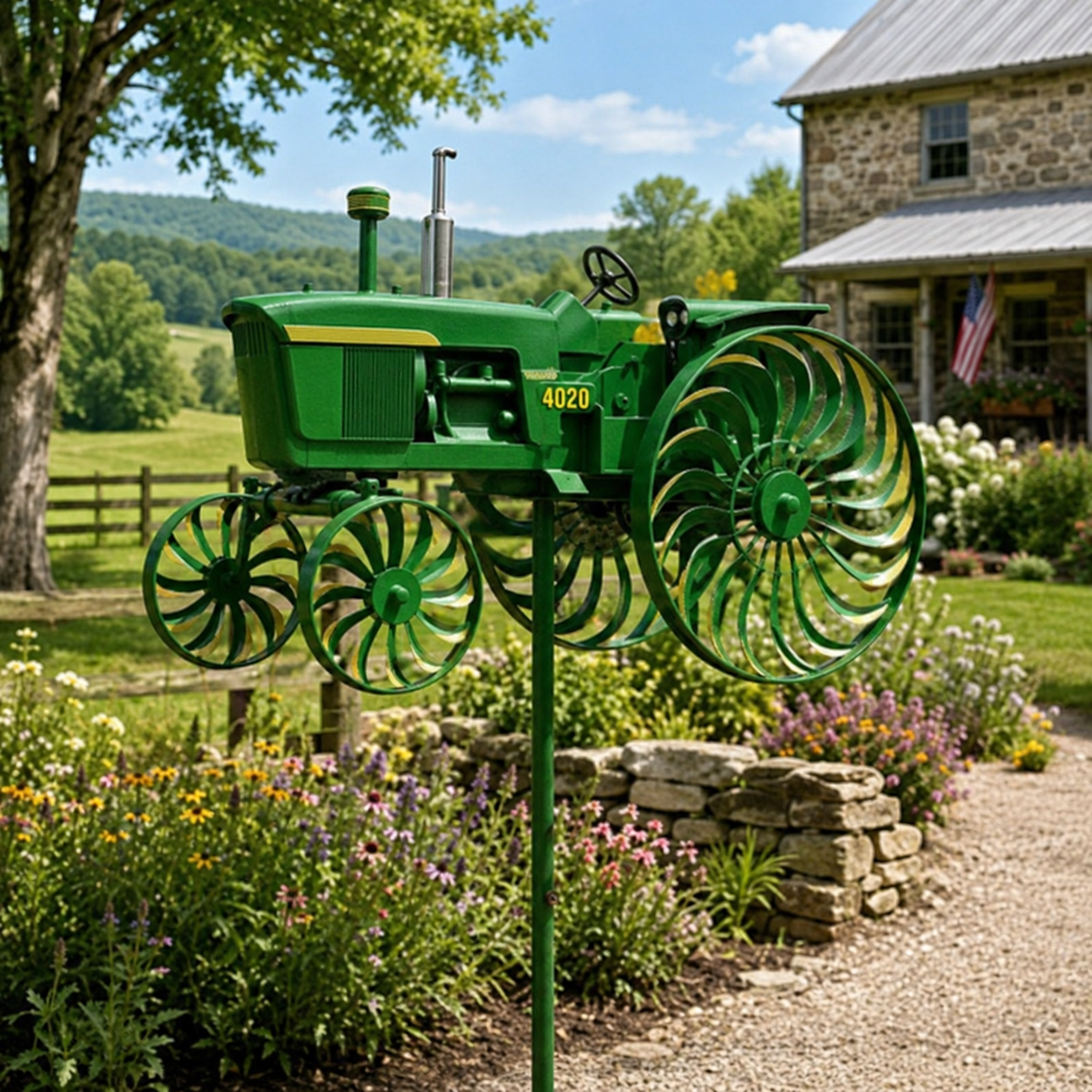 🔥Limited Edition, Only 100 Sets Left! - John Deere Garden Wind Spinner