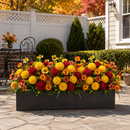 Artificial Fall Flower Set – UV-Resistant, Wind-Resistant & Fade-Resistant