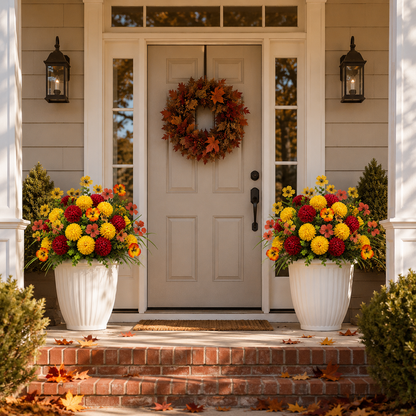 Artificial Fall Flower Set – UV-Resistant, Wind-Resistant & Fade-Resistant