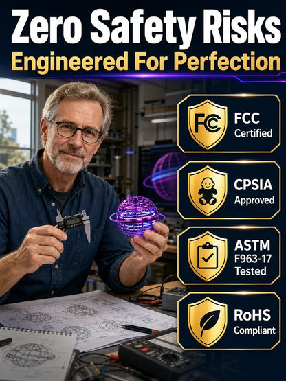 🛸 AI Sensing Flying Orb | Silicon Valley Tech & 50% OFF