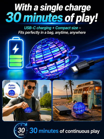 🛸 AI Sensing Flying Orb | Silicon Valley Tech & 50% OFF