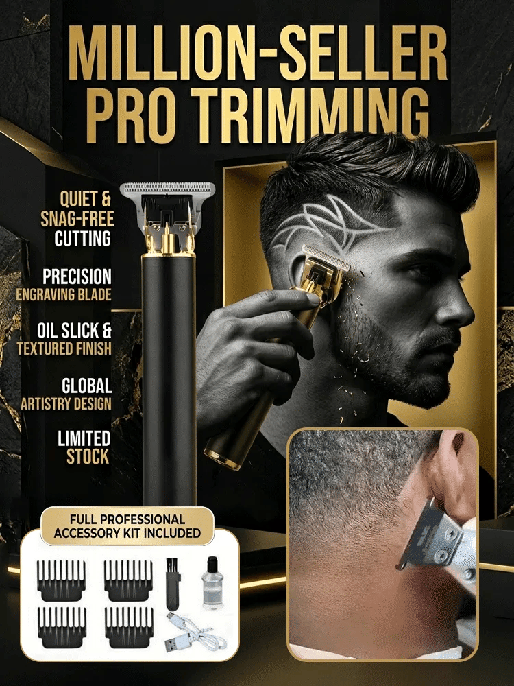 Silent and no-stuck hair Electric oil-cut carving hair clipper【👍Haircut, Shave, and Hair Removal in One!】【👍Lifetime warranty; free replacement for any issues within one year!！】