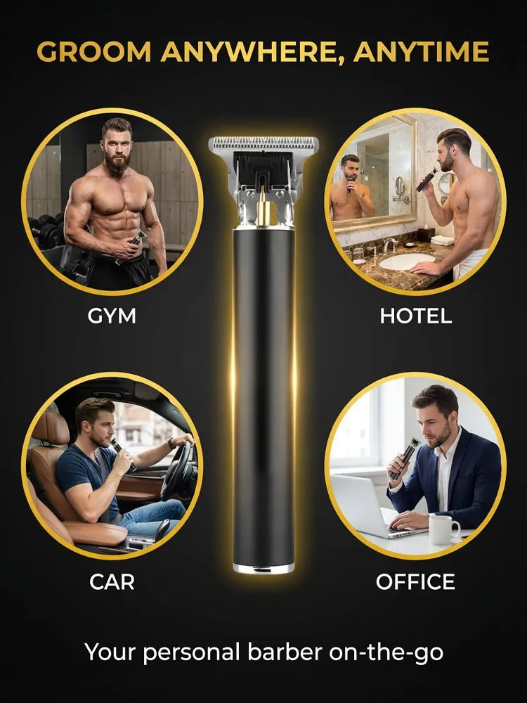 Silent and no-stuck hair Electric oil-cut carving hair clipper【👍Haircut, Shave, and Hair Removal in One!】【👍Lifetime warranty; free replacement for any issues within one year!！】