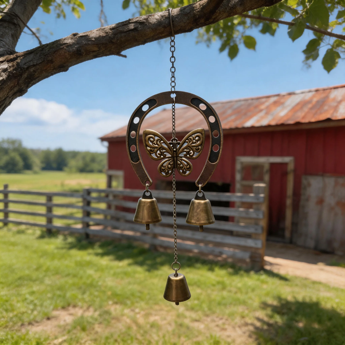 Horseshoe Butterfly Wind Chime🦋🐎 ( by Jordan Maynard®)