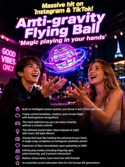 🛸 AI Sensing Flying Orb | Silicon Valley Tech & 50% OFF